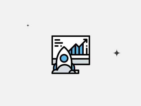 Icon graphic of increased productivity